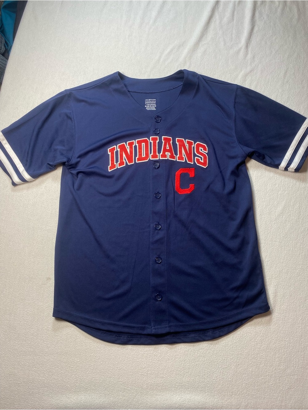 MLB Cleveland Indians Baseball Jersey XL